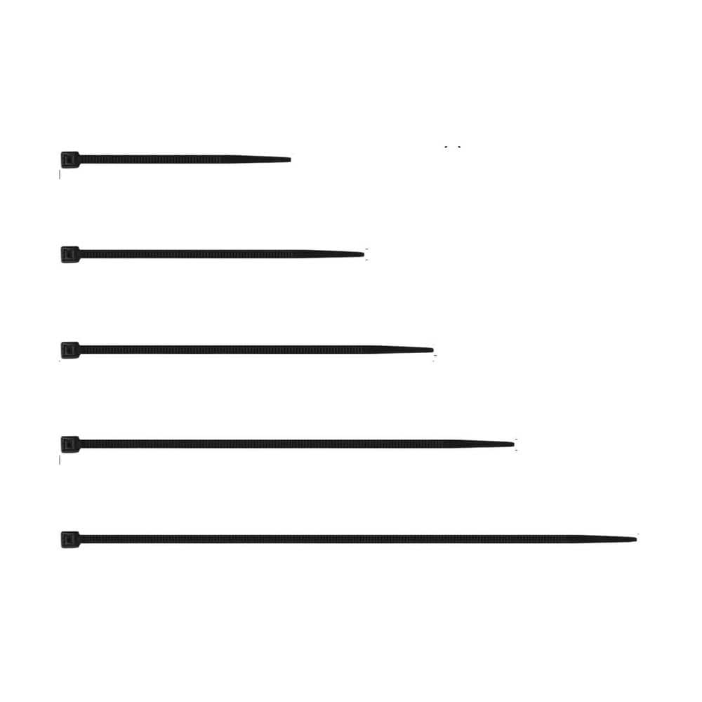 UV Resistant Nylon Cable Zip Tie Assorted Sizes 4 6 8 10 12 in Black Self-locking Wire Straps 2000-Pack price history on PriceWatchPro