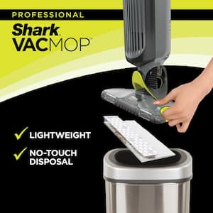 VACMOP Pro Cordless Hard Floor Combo Vacuum & Spray Mop for Tile, Laminate & Wood Surfaces with No-Touch Disposable Pad