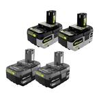 ONE+ 18V HIGH PERFORMANCE Lithium-Ion 4.0 Ah Battery (2-Pack) with ONE+ 18V Lithium-Ion 4.0 Ah Battery (2-Pack)