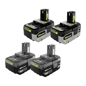 ONE+ 18V HIGH PERFORMANCE Lithium-Ion 4.0 Ah Battery (2-Pack) with ONE+ 18V Lithium-Ion 4.0 Ah Battery (2-Pack)
