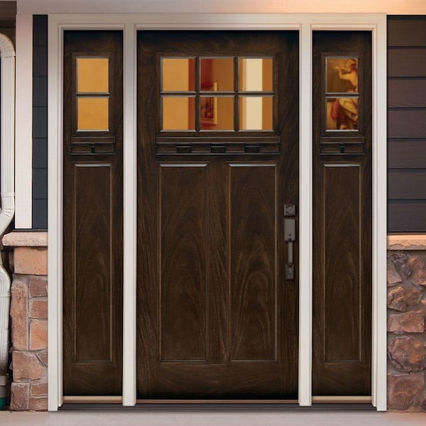 Feather River Doors 63.5 in.x81.625 in. 6 Lt Clear Craftsman