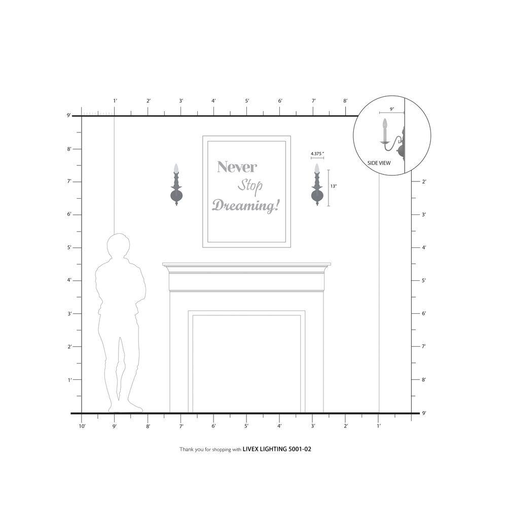 Polished Brass Colonial Single Light Wall Sconce