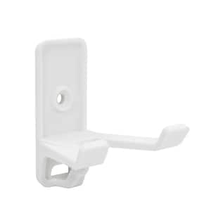 Superhooks 1.81 in. White Utility Hook with Multiple Fasteners (2-Pack)