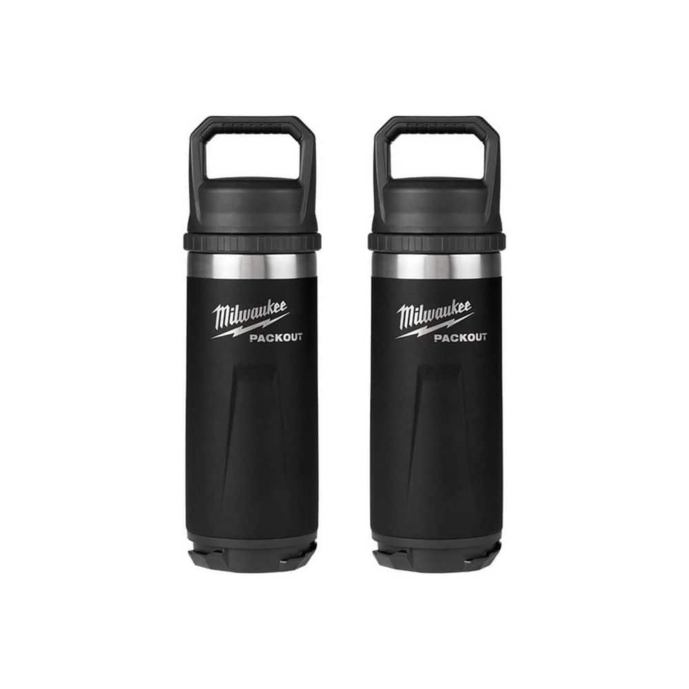 PACKOUT Black 18 oz. Insulated Bottle with Chug Lid (2-Pack) price history on PriceWatchPro