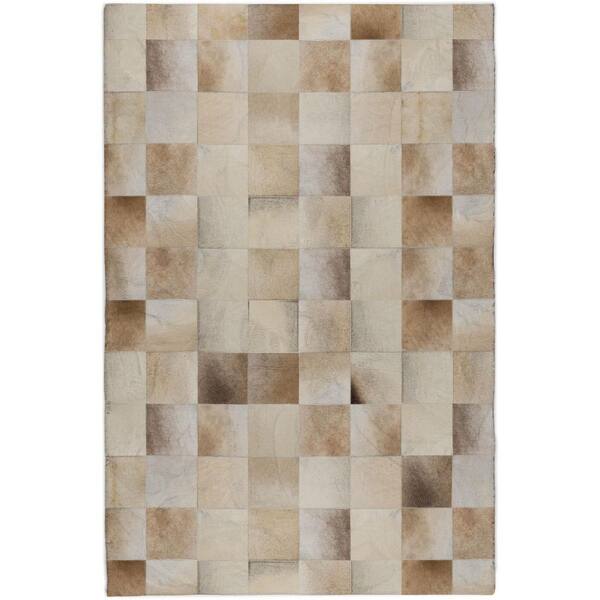 Dream Shag Premium Machine Washable Abstract ADS105 Taupe 9 ft. x 12 ft. Area Rug