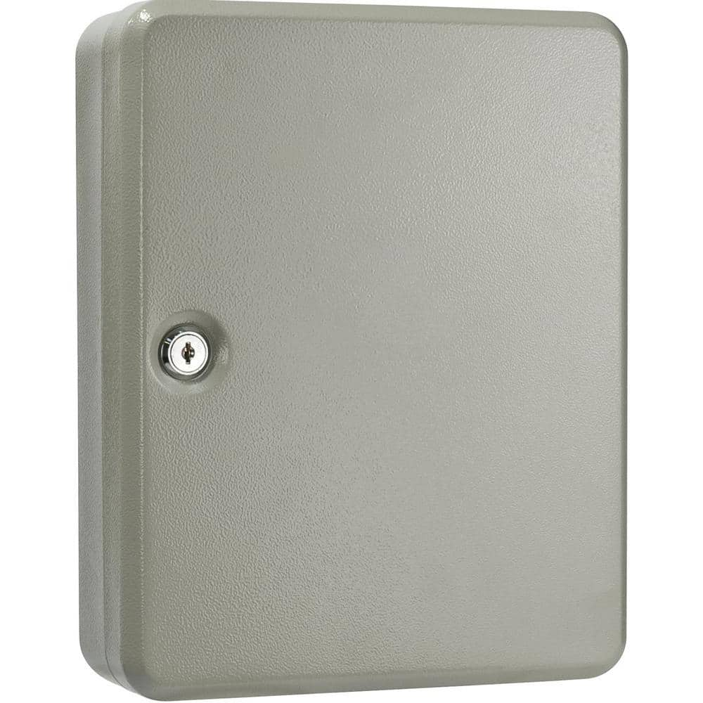 BARSKA 105 Key Lock Box Safe with Key Lock, Beige