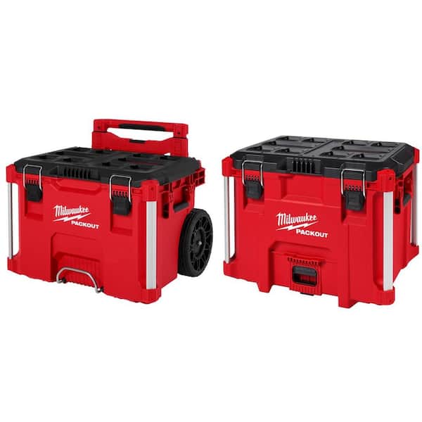PACKOUT 22 in. Rolling Modular Tool Box LP Handle and XL Tool Box