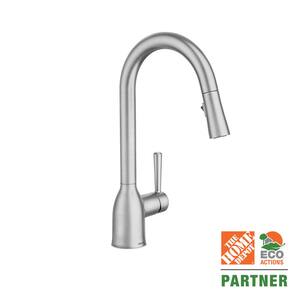 Adler Single-Handle Pull-Down Sprayer Kitchen Faucet with Power Clean and Reflex in Spot Resist Stainless