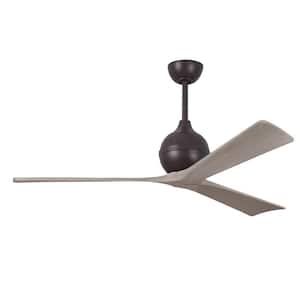 Irene-3 60 in. 6 Fan Speeds Ceiling Fan in Bronze with Remote and Wall Control Included