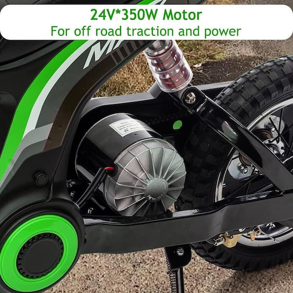 Zinc kids children electric 500w fashion 24v battery disk brakes pit bike motorcycle