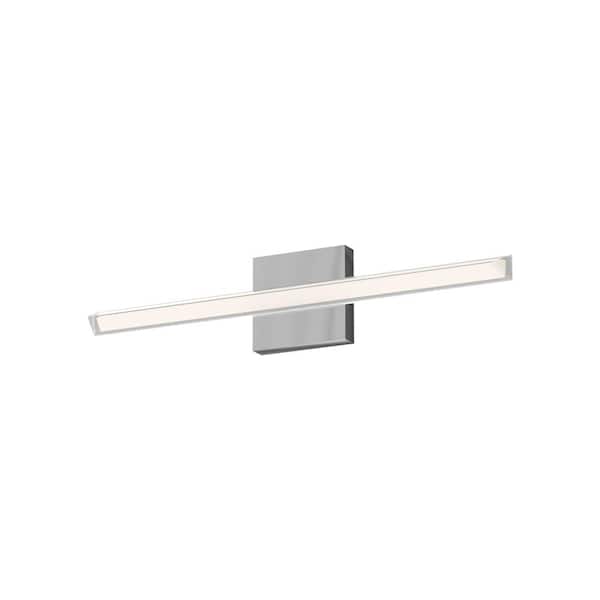 KUZCO Saphir 23-in 1 Light 22-Watt Chrome Integrated LED Vanity Light