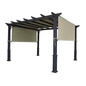 194 in. x 88 in. Universal Replacement Pergola Canopy Top, Fit for 8 ft. x 10 ft. Pergola in Beige