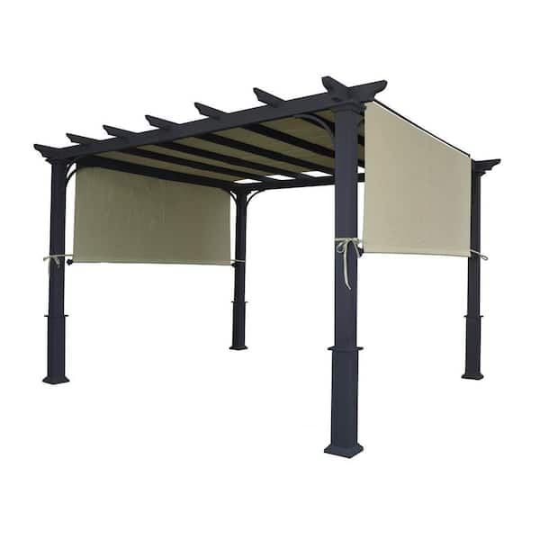 APEX GARDEN 194 in. x 88 in. Universal Replacement Pergola Canopy Top, Fit for 8 ft. x 10 ft. Pergola in Beige