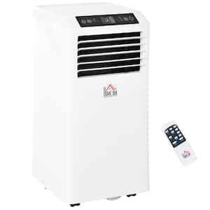 10,000 BTU Portable Air Conditioner Cools 200 Sq. Ft. with Dehumidifier, Ventilating and Remote Control in White