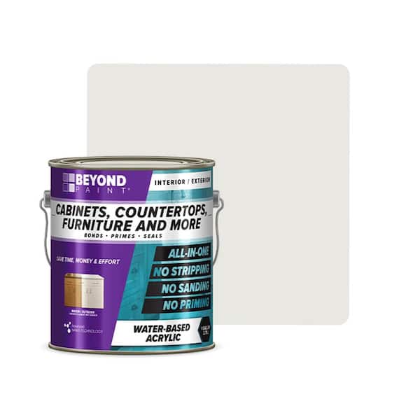 1 gal. Bright White Cabinets, Countertops, Furniture & More Multi-Surface All-in-One Interior/Exterior Refinishing Paint