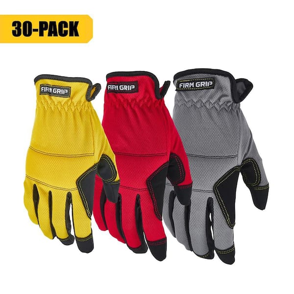 Large Utility High Performance Outdoor and Work Gloves (30-Pack)