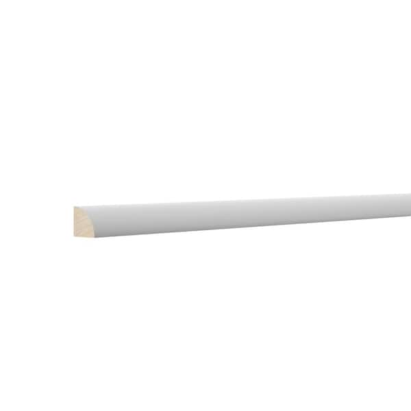Hampton Bay Designer Series 0.625x96x0.625 in. Shoe Molding in Heron Gray