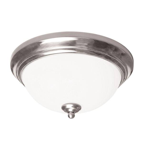 Radionic Hi Tech Orly Satin Nickel Flush Mount