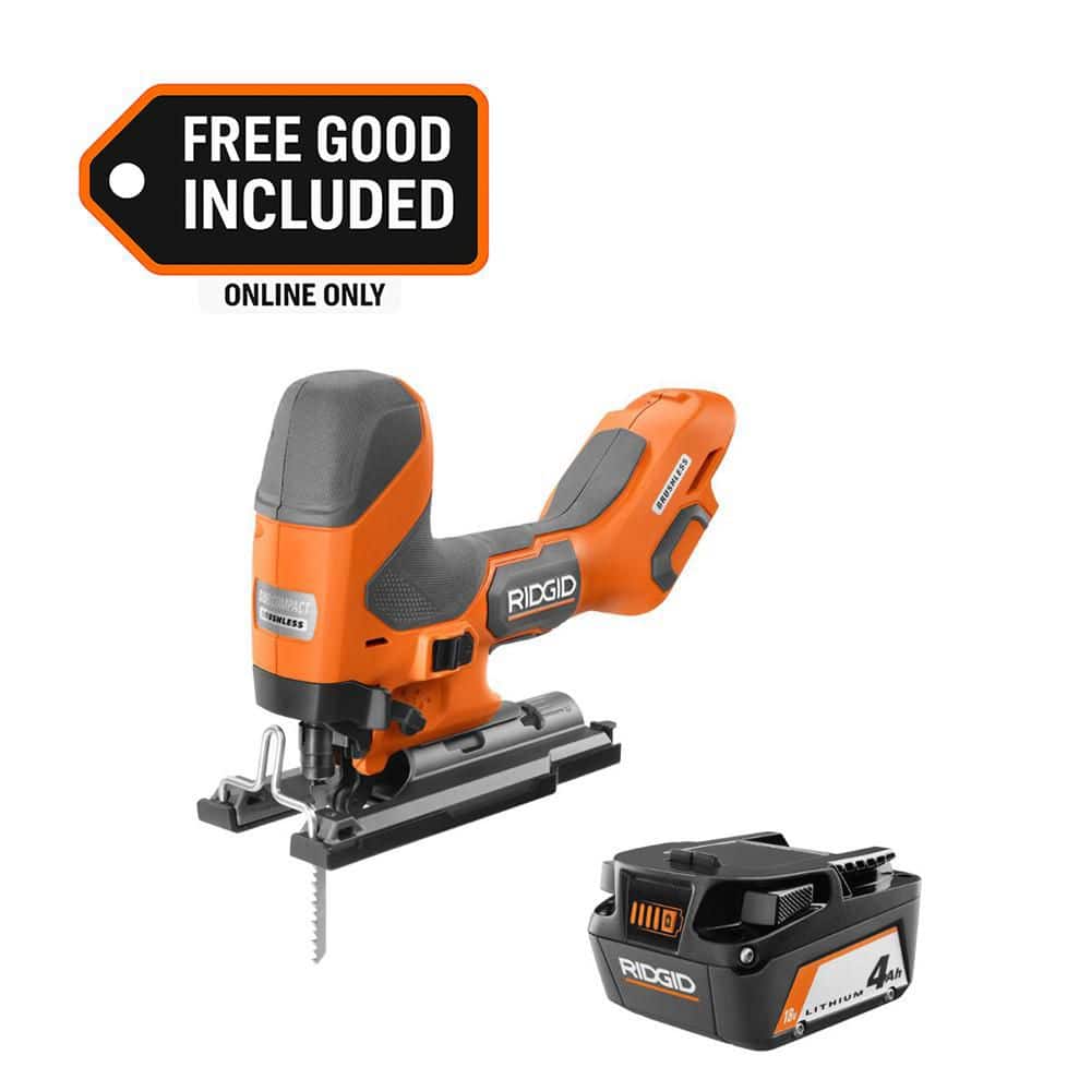 18V SubCompact Brushless Cordless Barrel Grip Jig Saw with FREE 4.0 Ah Lithium-Ion Battery price history on PriceWatchPro