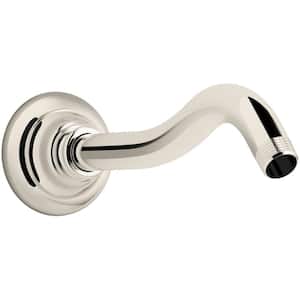 Artifacts 2.75 in. Wall Mount Shower Arm in Vibrant Polished Nickel
