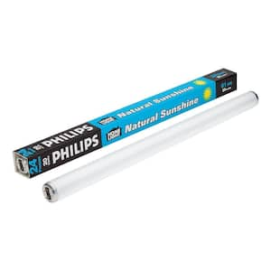 Philips 20-Watt 2 Ft. Linear T12 Fluorescent Tube Light Bulb Daylight ...