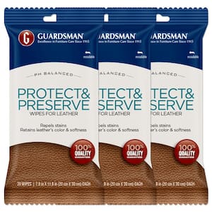 Protect and Preserve Leather Wipes (3-Pack)