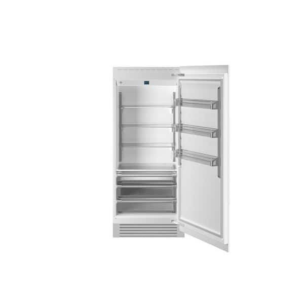 Bertazzoni 36 in. W 21.54 cu. ft. Built-In Freezerless Refrigerator in Custom Panel Counter Depth