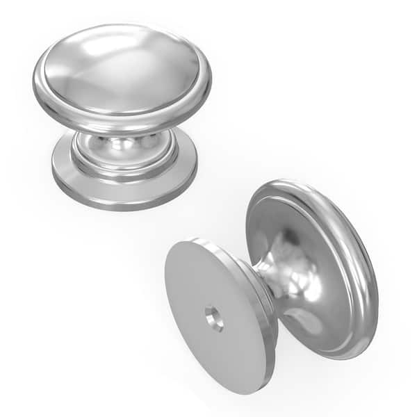 HICKORY HARDWARE Williamsburg Collection 1-1/4 In. Chrome Cabinet Knob