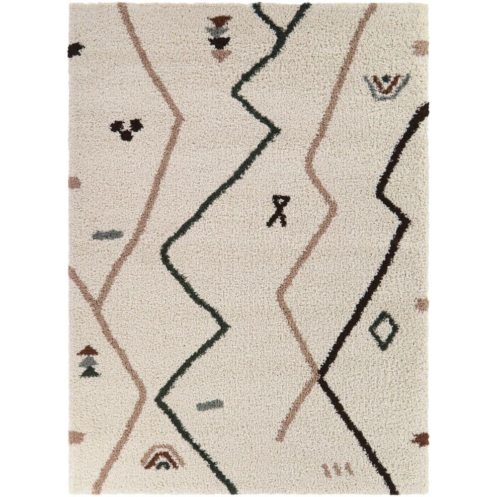 Thalia Cream 5 ft. 3 in. x 7 ft. Moroccan Area Rug price history on PriceWatchPro