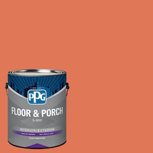 1 gal. PPG1194-6 Clay Pot Satin Interior/Exterior Floor and Porch Paint