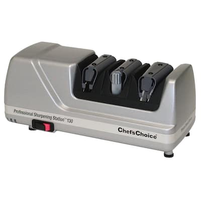 EdgeCraft Model E1520 2-Stage Diamond Hone AngleSelect Professional Electric  Knife Sharpener, in Gray SHE152GY11 - The Home Depot