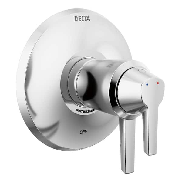 Delta Galeon 1-Handle Wall-Mount Valve Trim Kit in Lumicoat Chrome (Valve Not Included)