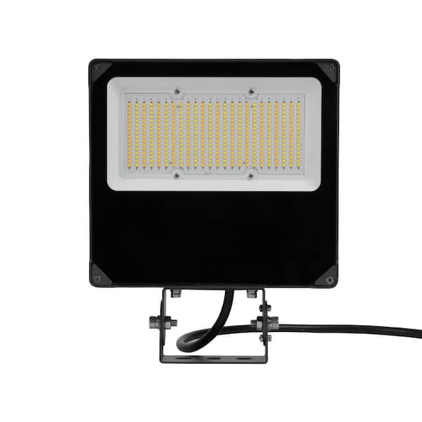 100-Watt Integrated LED up to 14500LM Bronze Lumen Select and 3-Color Select Dimmable Dusk-to-Dawn Outdoor Flood Light