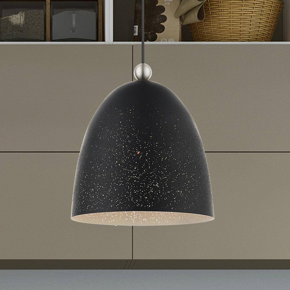 Arlington Scandinavian Gray Crystal Globe LED Pendant