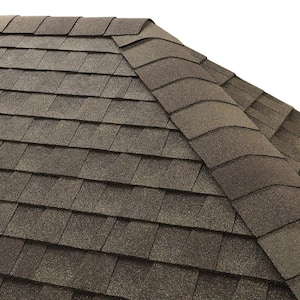 Seal-A-Ridge Weathered Wood Hip and Ridge Cap Roofing Shingles (25 lin. ft. per Bundle) (45-Pieces)