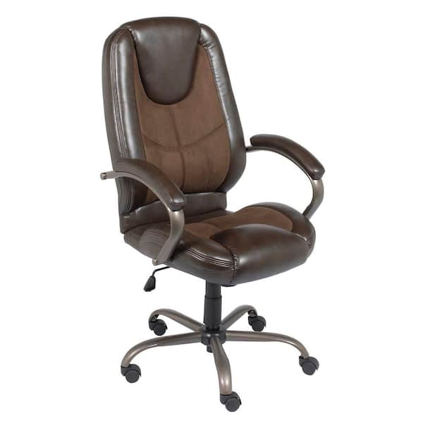 Z-Line Designs Espresso Leather/Microfiber Manager Office Chair