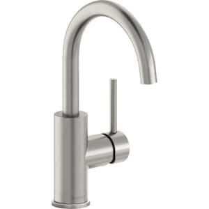 Avado Single-Handle Bar Faucet with Pull-Down Spray in Lustrous Steel