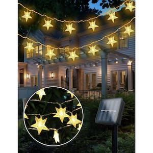 30 Light 19.7 ft. Indoor/Outdoor Waterproof Twinkle Star Battery Operated Integrated LED Fairy String Light (4 Pack)