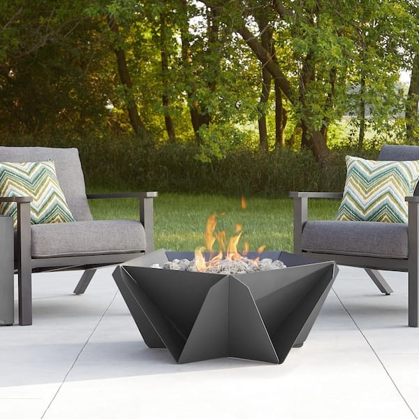 home depot propane fire pit set