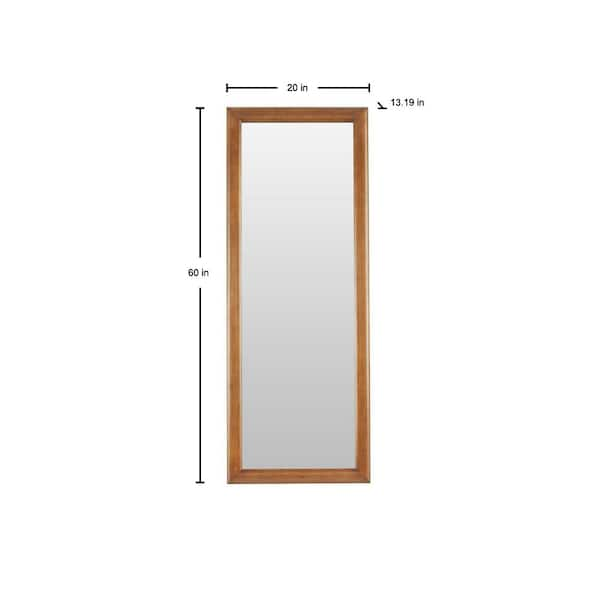 Edge Walnut Standing Mirror + Reviews