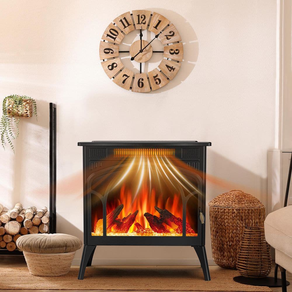 HEATEC ヒーテック 暖炉 FP-2203 レトロ インテリア R.W.FLAME 23.46 in. Freestanding Electric Fireplace Stove Heater