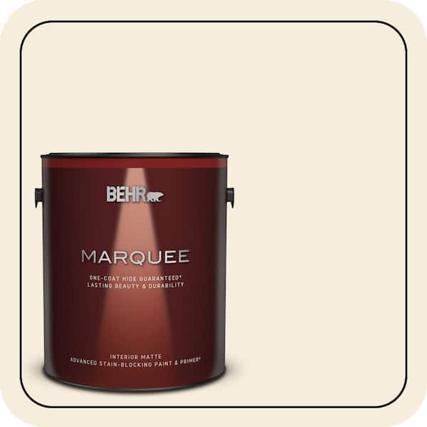 BEHR MARQUEE 1 gal. #BXC-68 White Mountain Matte Interior Paint & Primer