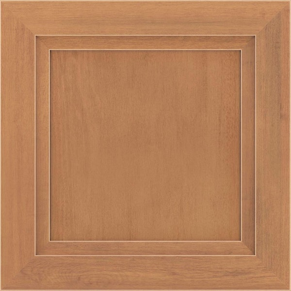 American Woodmark Garner 11 9/16-in. W x 3/4-in. D x 11 1/2-in. H in Maple Cider Cabinet Door Sample