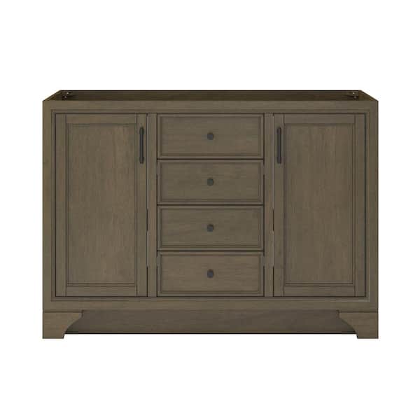 CRAFT + MAIN Lanagan 48 in. W x 21.5 in. D x 34 in. H Bath Vanity Cabinet without Top in Shaded Timber