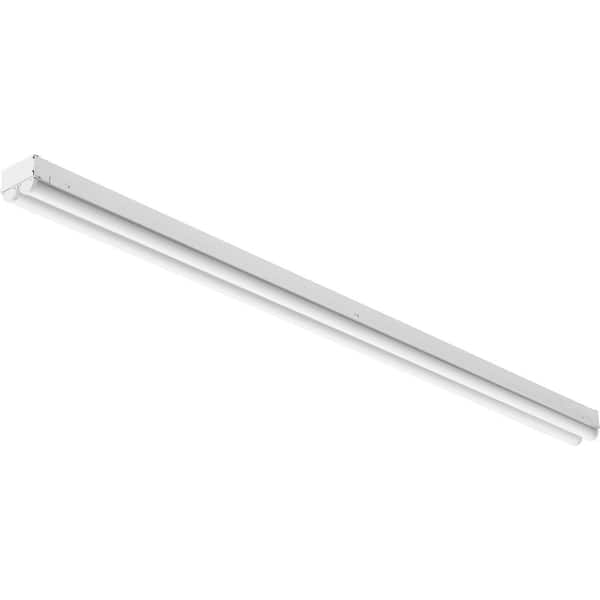 Lithonia Lighting Contractor Select 4 ft. 64-Watt Equivalent Integrated LED White Multi-Volt Strip Light Fixture 4500 Lumens 4000K