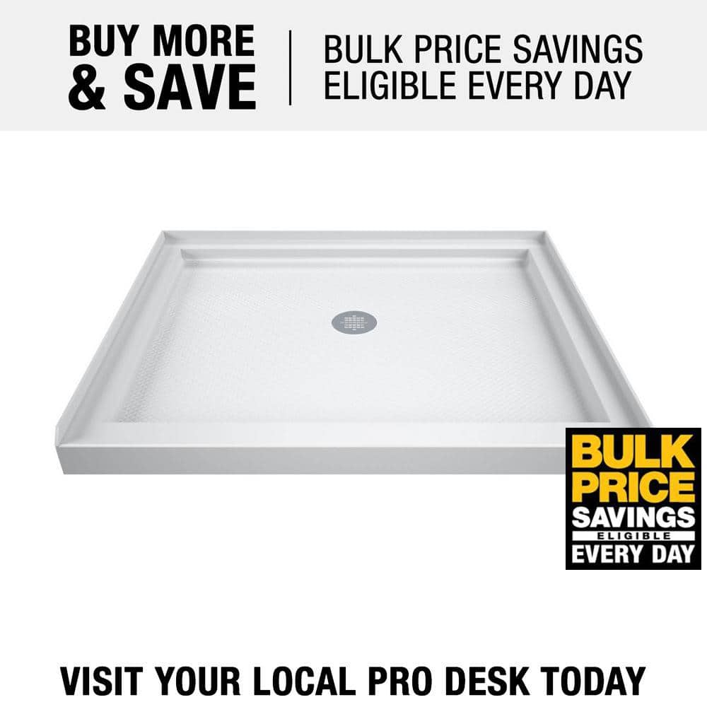 SlimLine 36'' x 36'' Biscuit Rectangular Shower Base