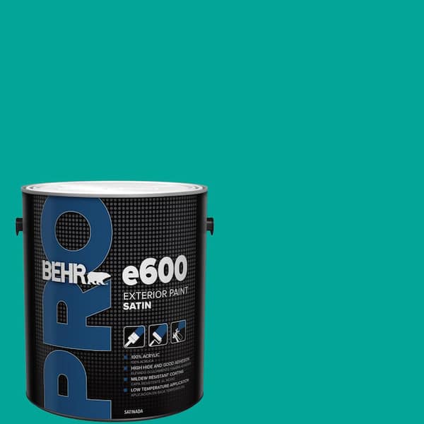 BEHR PRO 1 gal. #HDC-MD-22 Tropical Sea Satin Exterior Paint