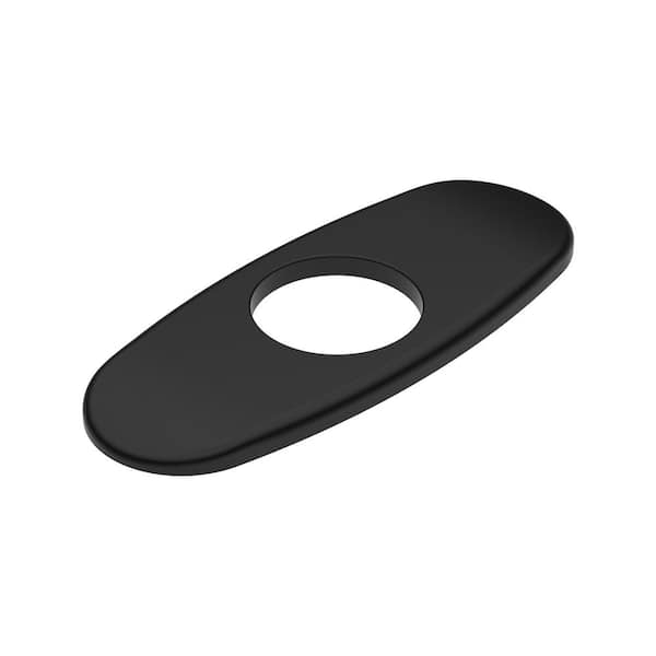 American Standard Metal Escutcheon Plate in Matte Black for Colony Pro Bathroom Faucets