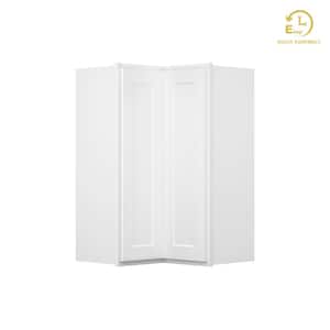 Easy-DIY 24 in. W x 12 in. D x 36 in. H in Shaker White Ready to Assemble Wall Easy Reach Kitchen Cabinet