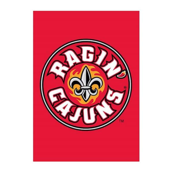 Fan Essentials NCAA 1 ft. x 1-1/2 ft. University of Louisiana Cajuns 2-Sided Garden Flag
